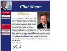 Tablet Screenshot of clintmoore.com